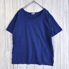 ズーティーデシュセット　Tシャツ　カットソー　【L】　青　半袖　無地　シンプル