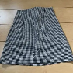 ロイヤルパーティー　ラインストーンミニボックススカート