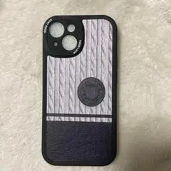 ケーブル編み模様 iPhone15ケース