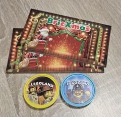 レゴランドジャパン　ステッカー&バッジ　LEGO　クリスマス