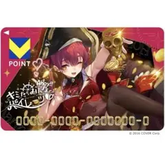 宝鐘マリン　限定デザイン　Vポイントカード