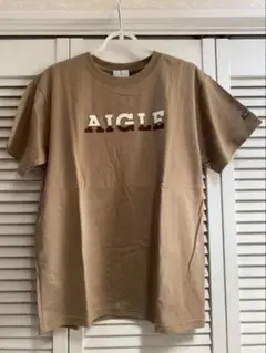AIGLE ベージュ Tシャツ Sサイズ