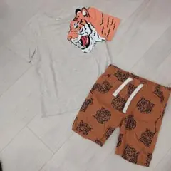 H&M キッズ服 セットアップ 虎デザイン 100、110cm