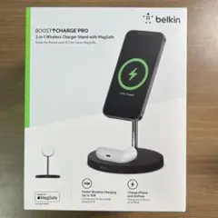 belkin 2-in-1 ワイヤレス充電スタンド MagSafe
