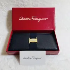新品未使用　希少　リザード　Salvatore Ferragamo ヴァラリボン