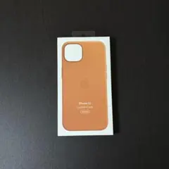 新品未開封 MagSafe対応 iPhone 13 レザーケース ブラウン