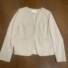UNTITLED ノーカラージャケット ライトグレー 2