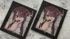 ジャンプSQ. 極楽街 クリアフレークシート 愛々子 2枚