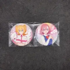 2.5次元の誘惑 天乃リリサ リリエル ガチャ 缶バッジ 2点セット