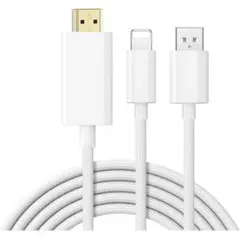 ⚠️本日500円引き⚠️ Phone HDMI変換ケーブル 2M AV交換アダプタ