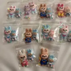 ラブブみたいなのデコレーションパーツ10個セット