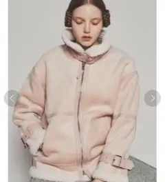 FURFUR レザーライクボンバージャケット