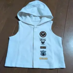 COMME CA ISM　コムサイズム　 フード付き　ベビー　ベスト　サイズ80