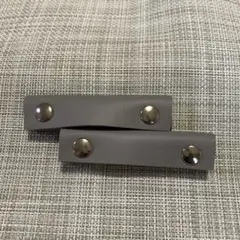 レザーハンドルカバー モスグレー