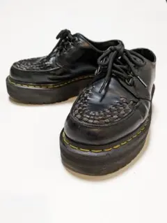 Dr.Martens ドクターマーチン ASHLEY 厚底シューズ 編み込み