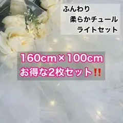 ソフトチュールライトセット【2m分】led3m30球❁⃘*.ウェルカムスペース