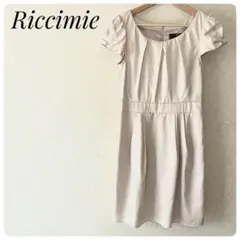 美品‼Riccimie NEW YORKレディース半袖膝丈ワンピースドレス　1