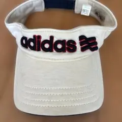 adidas ベージュ バイザー