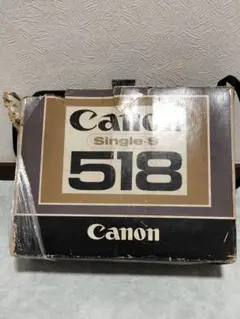 CANON シングル8 518SV 取説ケース付 昭和レトロ】Canon Single-8 8ミリフィルムカメラ - 8mm film