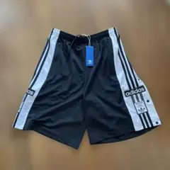 【新品】 アディダス アディブレイク ハーフパンツ XL メガブレイク ブラック