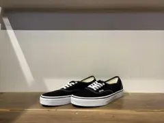 VANS AUTHENTIC ブラック ホワイト US正規品 赤箱 27.5cm