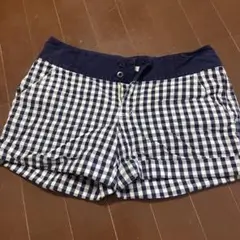LOWRYSFARMギンガムチェックショートパンツ