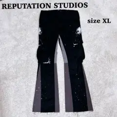 【極美品】REPUTATION STUDIOS フレア カーペンターパンツ XL
