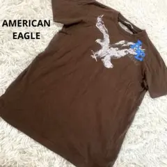 AMERICAN EAGLE アメリカンイーグル ヴィンテージロゴ　ブラウン