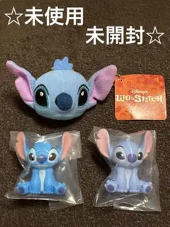 リロ&スティッチ ちいさなソフビ　ぬいぐるみ　キーホルダー　がま口　３点セット