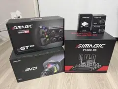 【新品未使用】最新5点セット！Simagicフルセット一式 ハンコン、ペダル