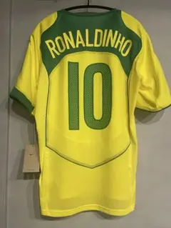 【タグ付き正規品】ロナウジーニョ ブラジル代表ユニフォーム 2004 復刻