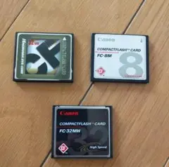 コンパクトフラッシュカード 3枚セット 32MB 8M ケース付き