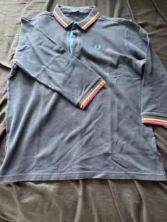 FRED PERRY ポロシャツ M ネイビー