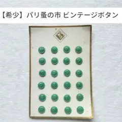 【希少・1点もの】フランス ビンテージ ボタンシート パリ 蚤の市 アンティーク