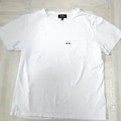 A.P.C. 刺繍　Pocket tee tシャツ ポケット　白　ホワイト　XS