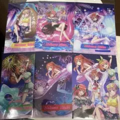 五等分の花嫁 クリアファイル ナイトプール 全種セット