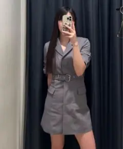 MOUSSY SINGLE BREASTED BLAZER ワンピース