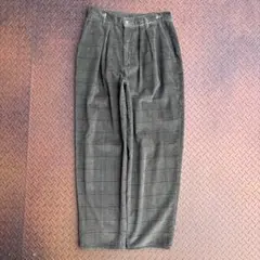 90s DOCKERS USA製 コーデュロイ パンツ チェック 太畝