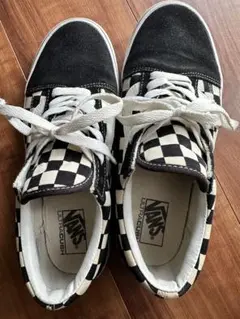 バンズ　チェッカー　VANS