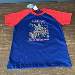 【新品☆サイズ130】ポケモン　Tシャツ　半袖　130㎝　ブラック　レックウザ