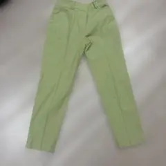 PLST ライトグリーンスラックス Mサイズ