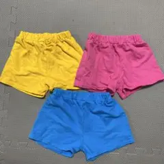plusnayo ハーフパンツ3枚　90cm