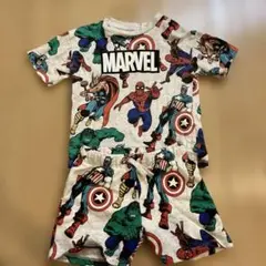 H&M MARVEL Tシャツとショートパンツセット 100