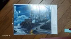灯台と海の幻想的な風景画