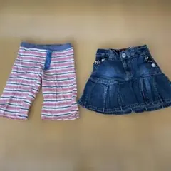 2着セット　J Wild Crazy デニムフリルスカート　130サイズ　120