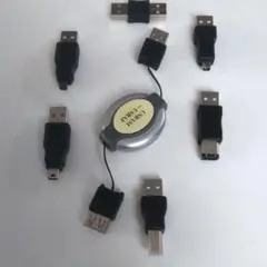 USB2.0(各種変換アダプター６種類付属)