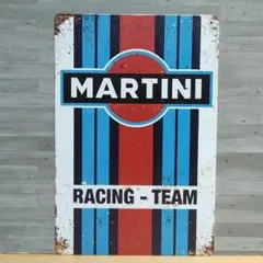MARTINI RACING TEAM レトロ風 ブリキ看板 OK1898