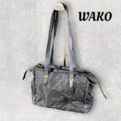 WAKO ワコー ワコウ トートバッグ ネイビー