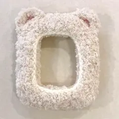 トレカケース カバー B8サイズ モコモコベージュくまver.／推し活に◎
