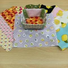 ★A693★ カットクロス/プリント生地/国産/25cm×25cm/10点